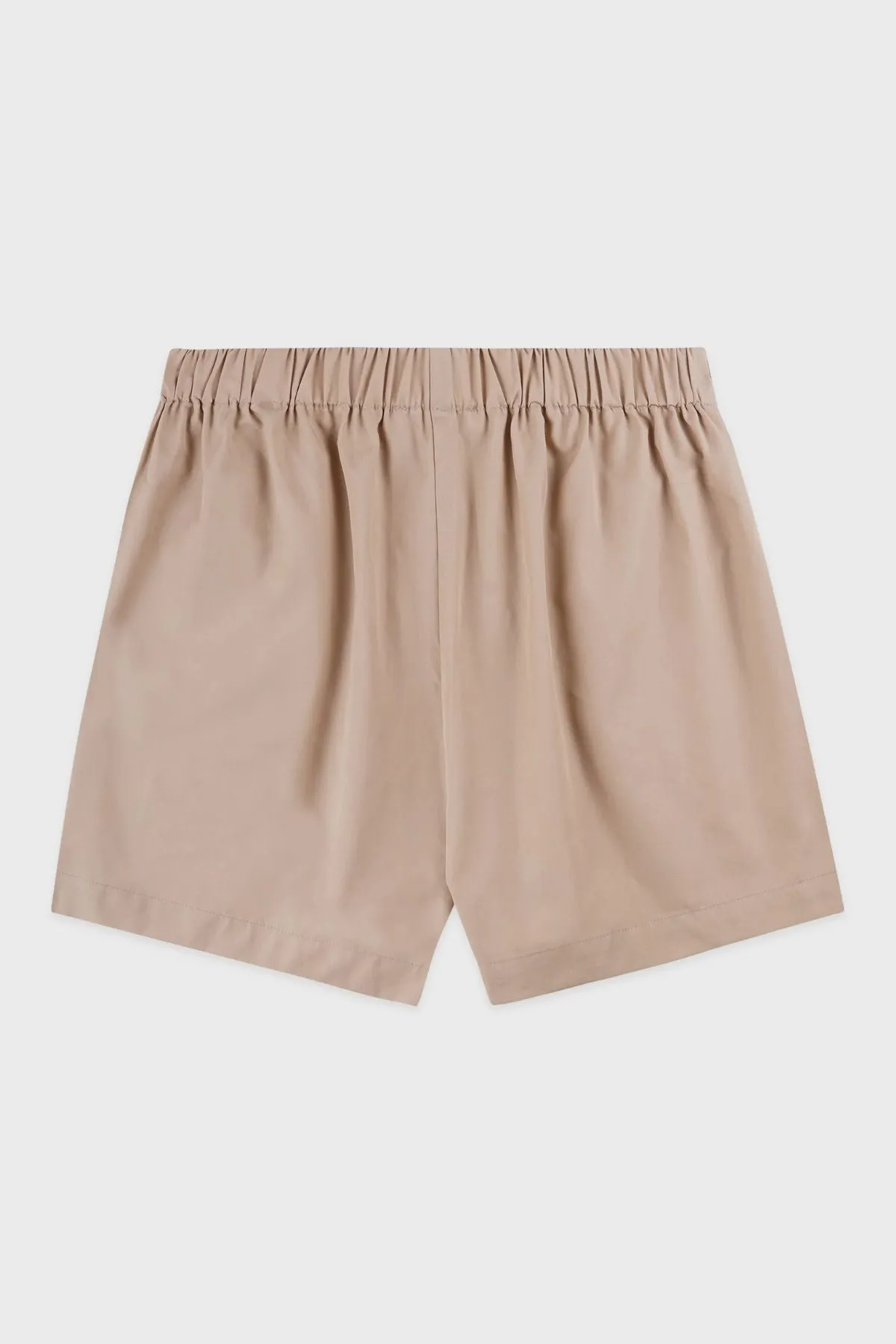 Womens Sporty & Rich Sporty & Rich H&W Crest Poplin Short - Light tan