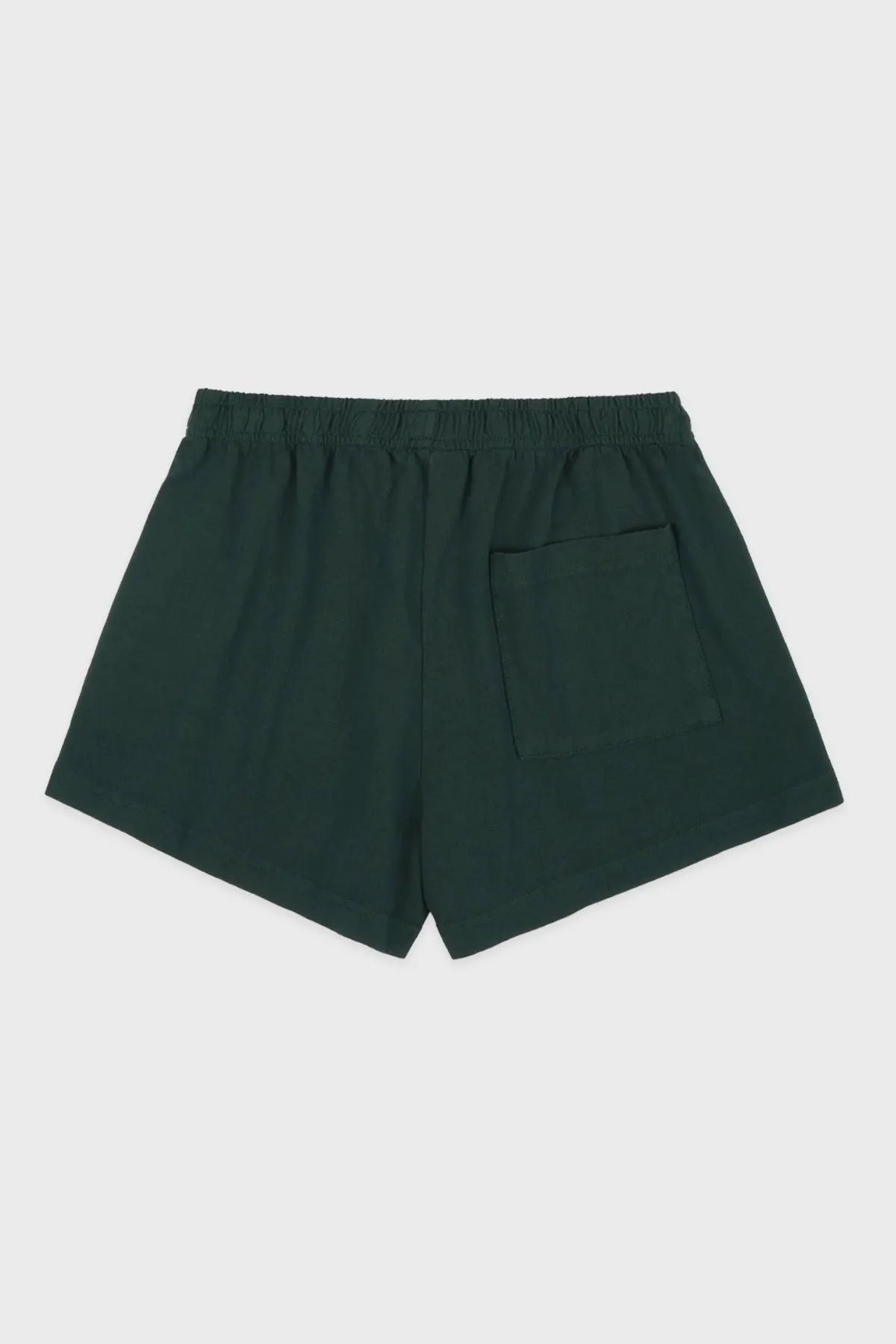 Womens Sporty & Rich Sporty & Rich Health Script Disco Short - Forest/ Cream