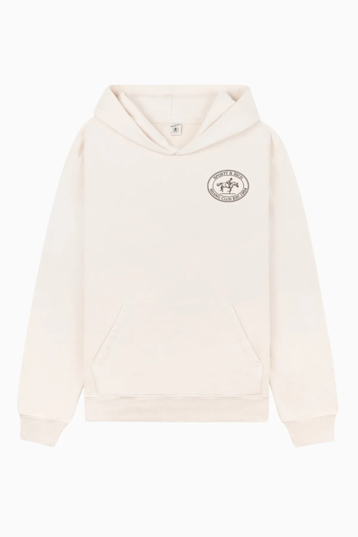 Womens Sporty & Rich Sporty & Rich Riding Club Hoodie - Cream