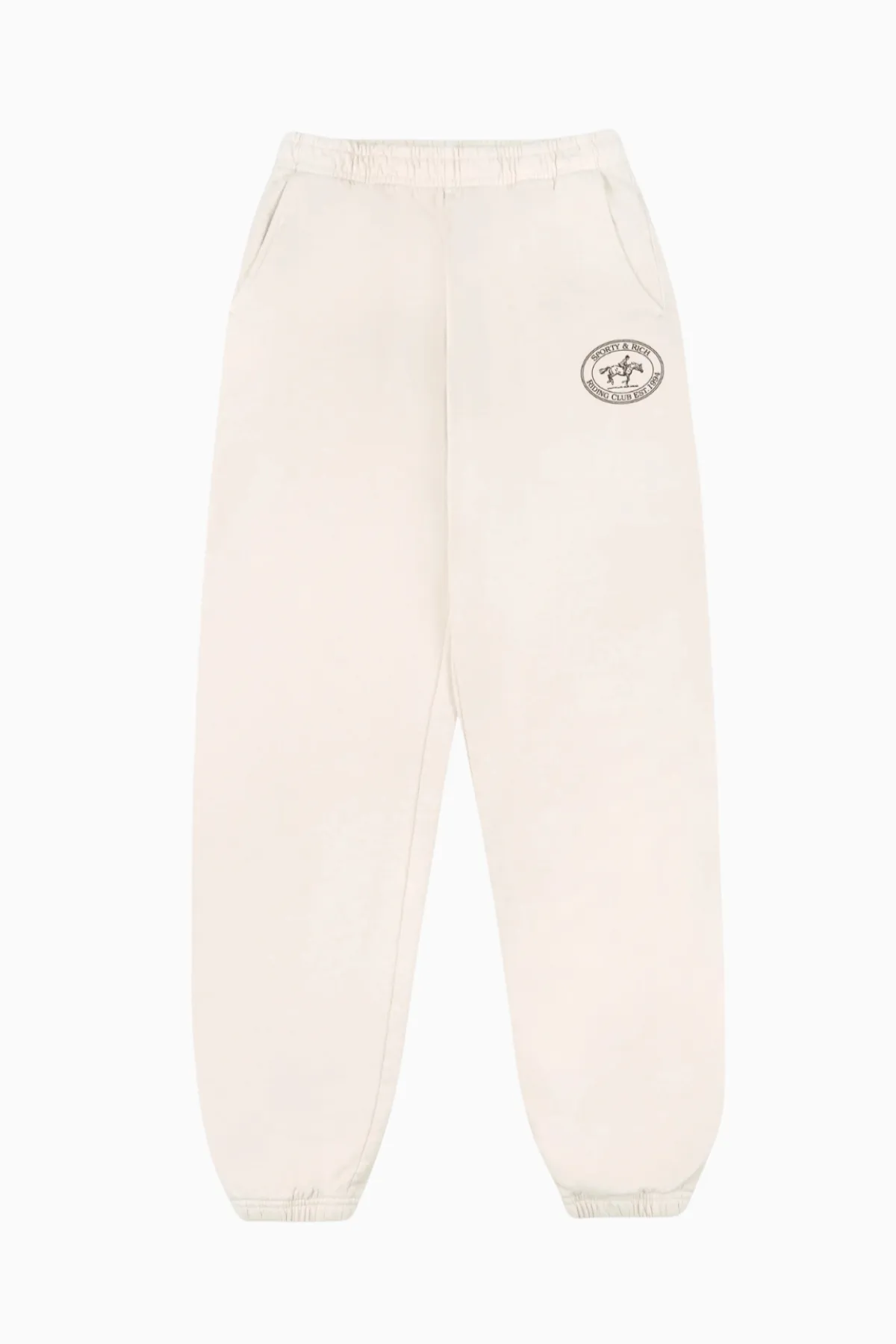 Womens Sporty & Rich Sporty & Rich Riding Club Sweatpant - Cream