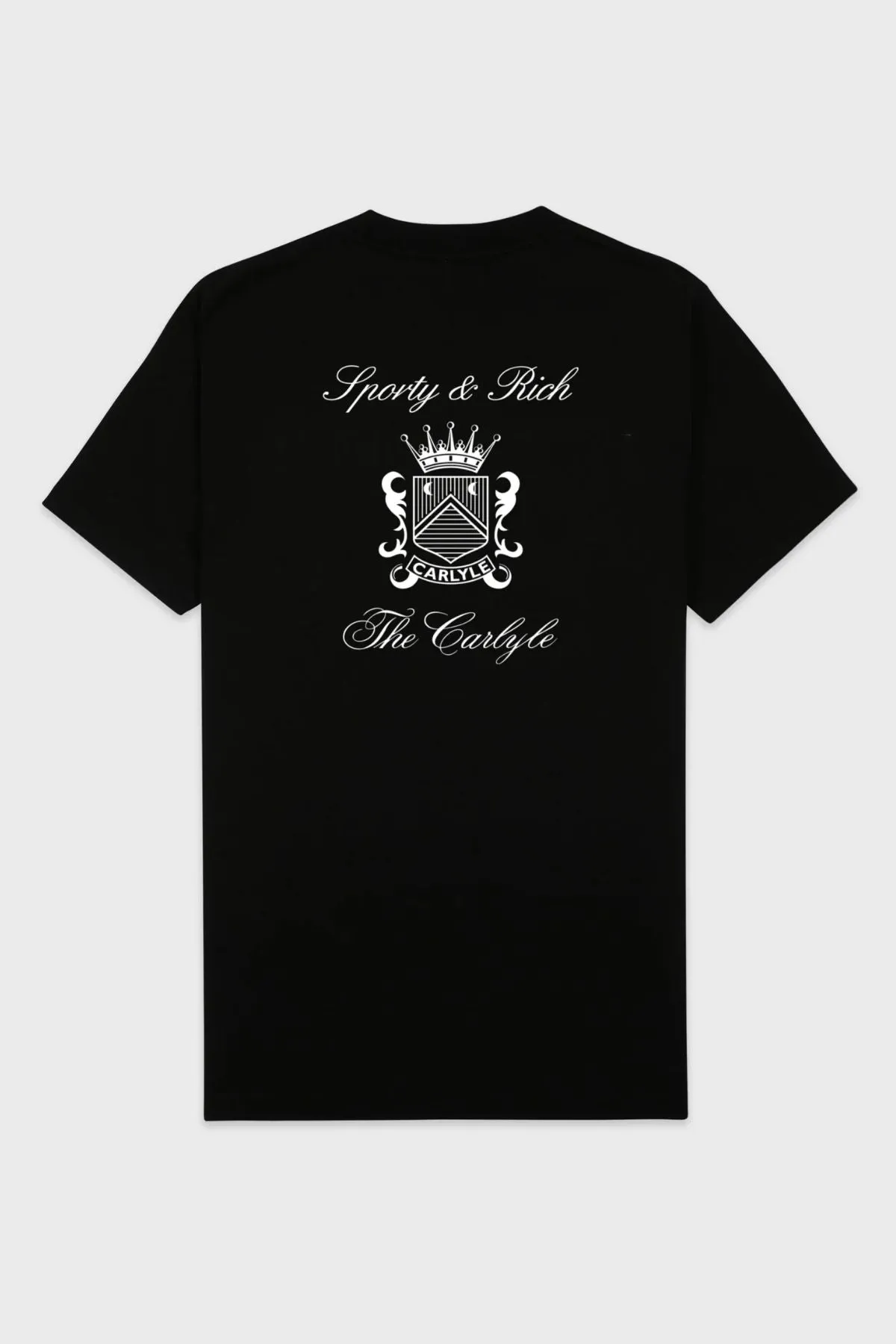 Womens Sporty & Rich Sporty & Rich The Carlyle Crest T-Shirt - Black/ White