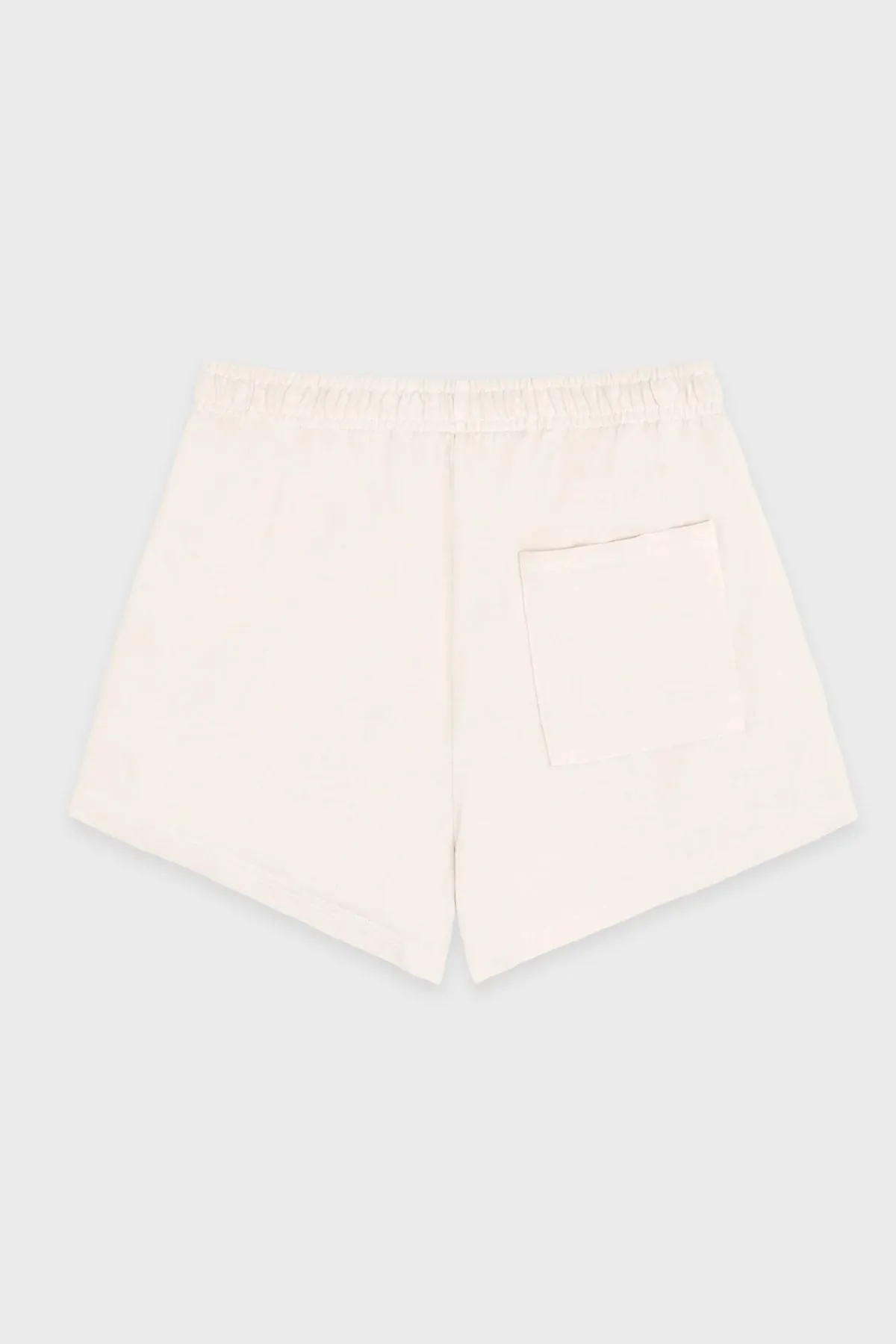 Womens Sporty & Rich Sporty & Rich The Carlyle Script Disco Short - Cream/ Forest