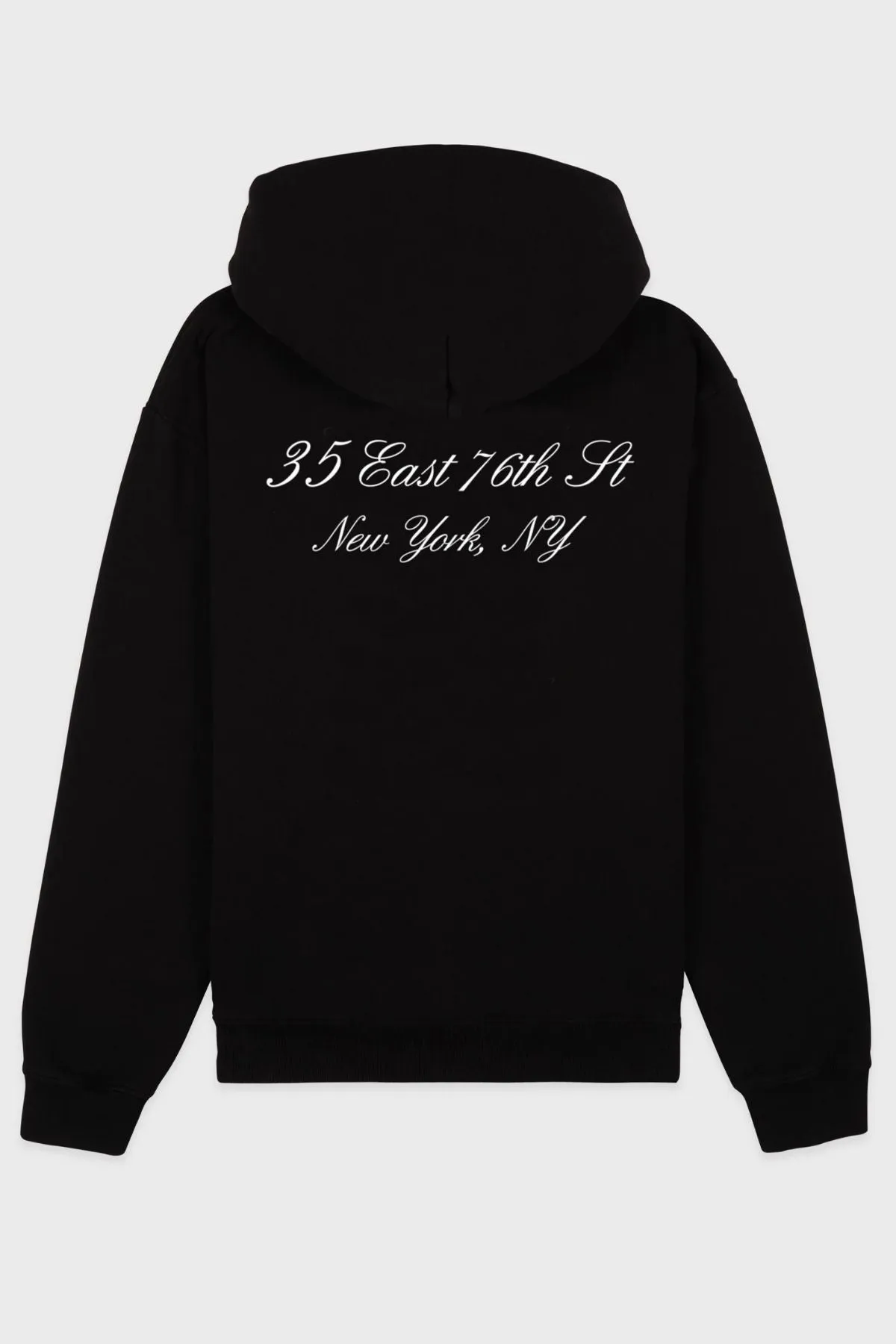 Womens Sporty & Rich Sporty & Rich The Carlyle Souvenir Hoodie - Black/ White
