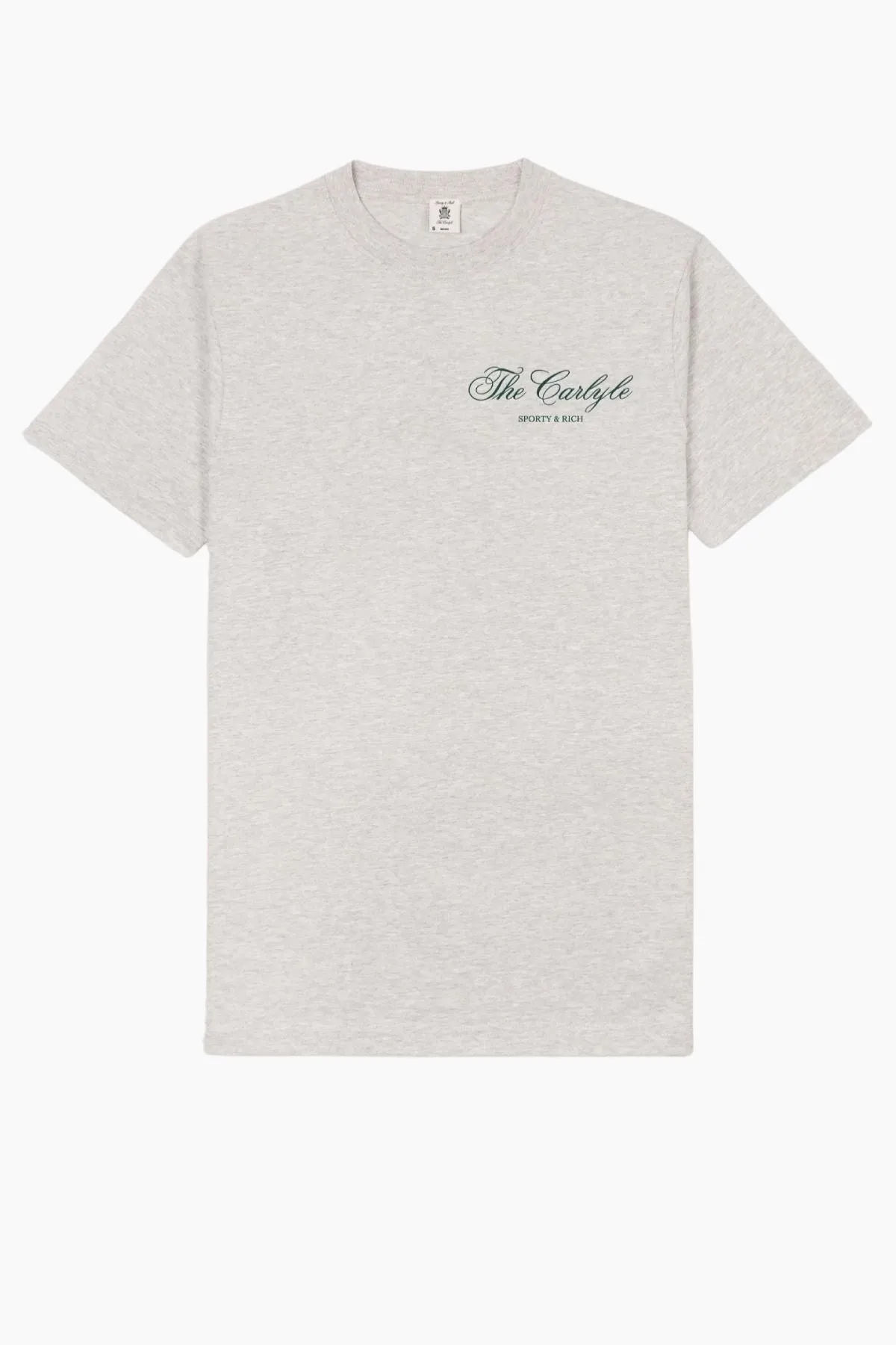 Womens Sporty & Rich Sporty & Rich The Carlyle Souvenir T-Shirt - Heather Grey/ Forest