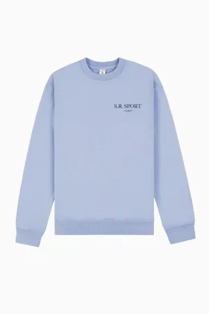 Womens Sporty & Rich Sporty & Rich Wimbledon Crewneck - Washed Hydrangea