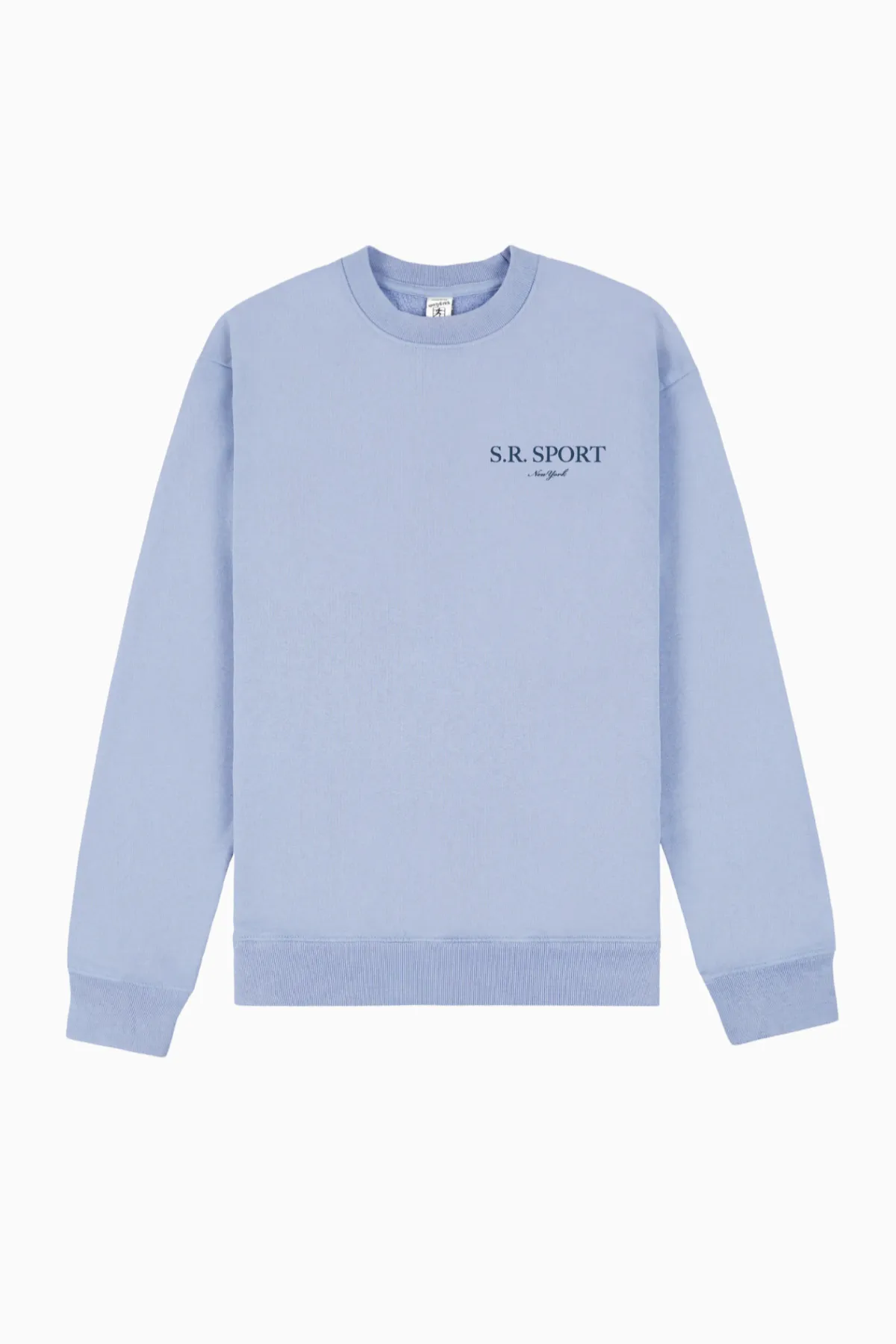 Womens Sporty & Rich Sporty & Rich Wimbledon Crewneck - Washed Hydrangea
