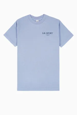 Womens Sporty & Rich Sporty & Rich Wimbledon T-Shirt - Washed Hydrangea