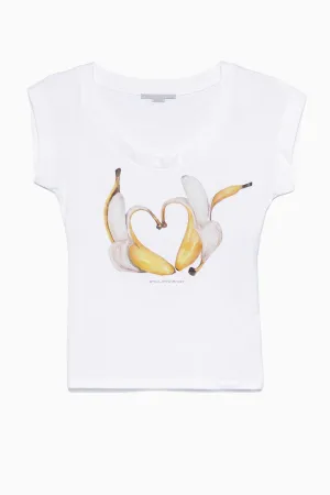 Womens Stella Mccartney Stella McCartney Banana T-Shirt - Pure White