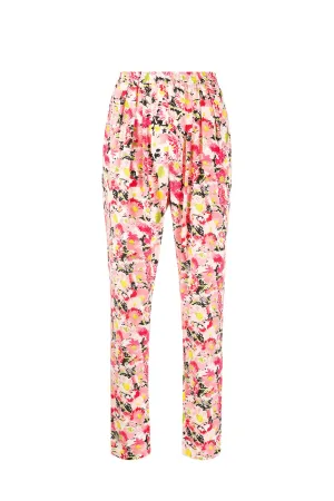 Womens Stella Mccartney Stella McCartney Christine Silk Trousers - Pink