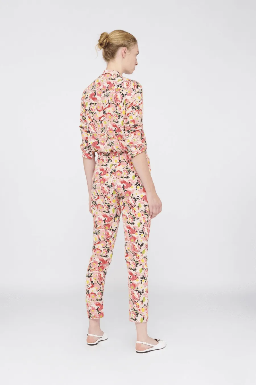 Womens Stella Mccartney Stella McCartney Christine Silk Trousers - Pink