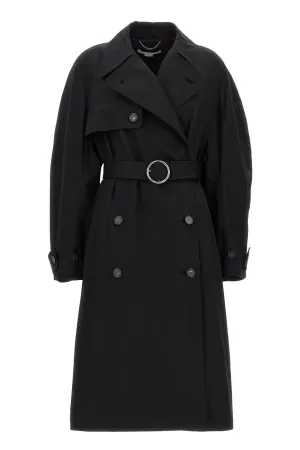 Womens Stella Mccartney Stella McCartney Double Breasted Iconic Trench - Black