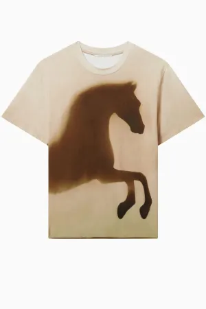 Womens Stella Mccartney Stella McCartney Horse Graphic T-Shirt - Multicolour