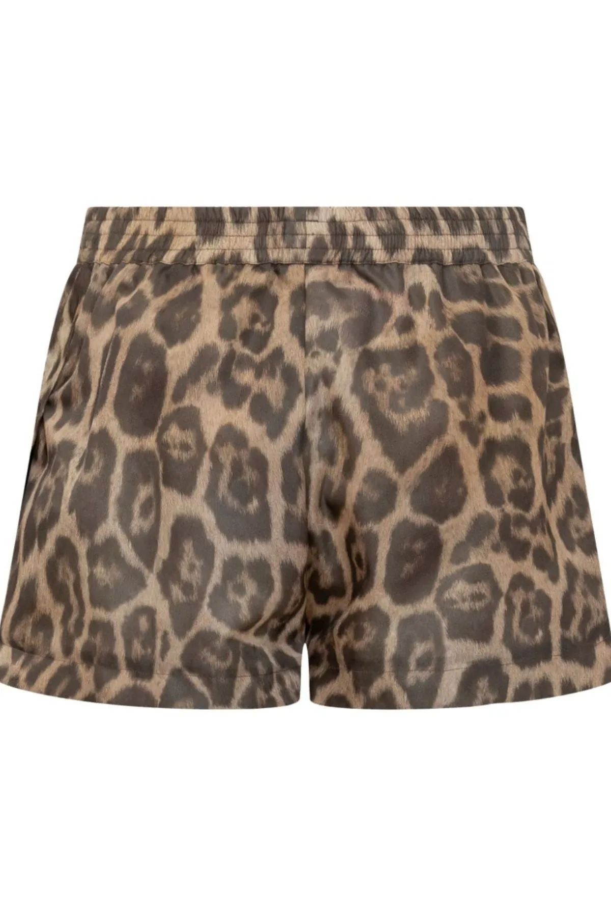 Womens Stella Mccartney Stella McCartney Leopard Print Shorts - Multicolour Brown