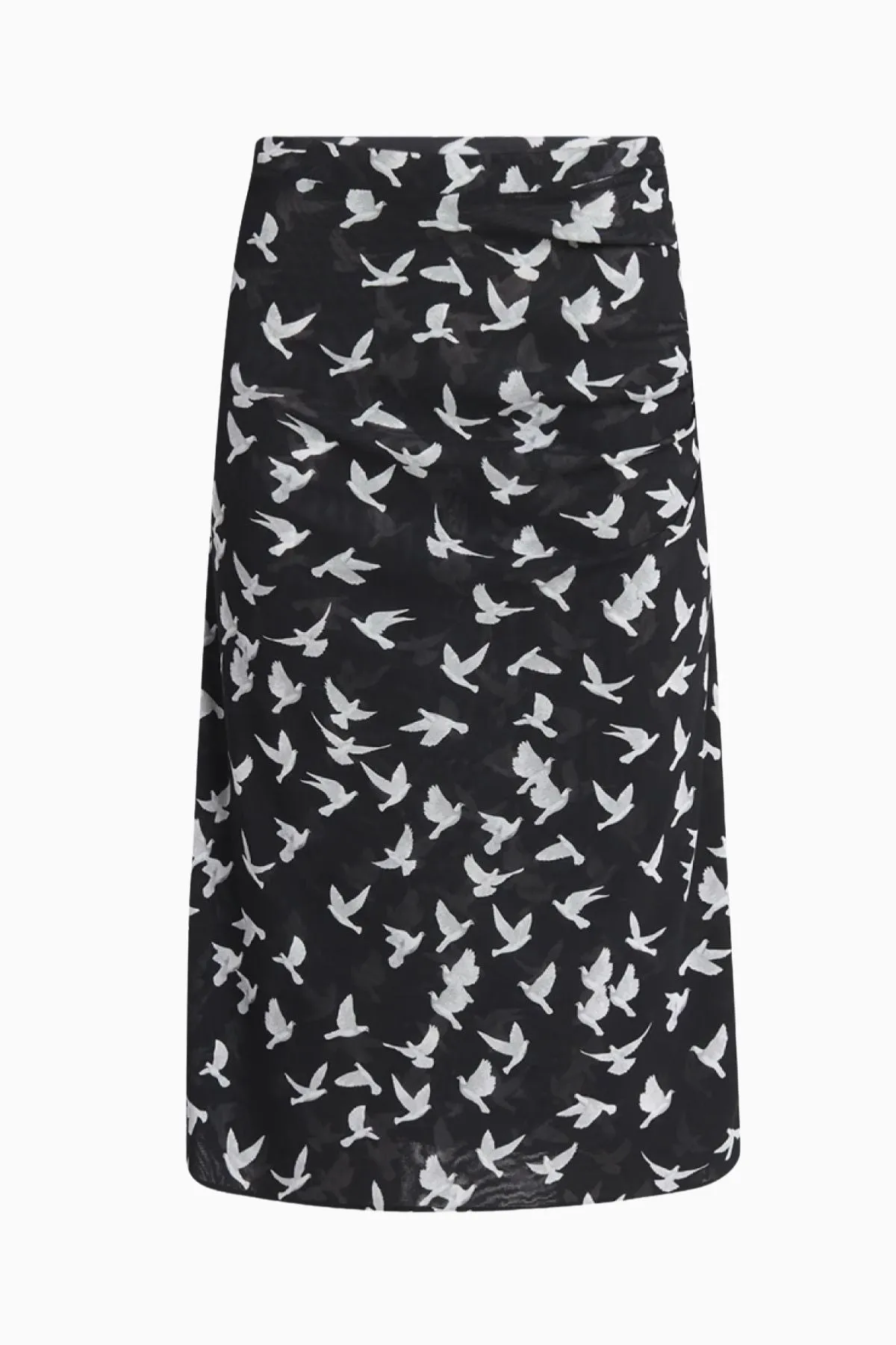Womens Stella Mccartney Stella McCartney Mesh Flying Bird Haze Skirt - Black