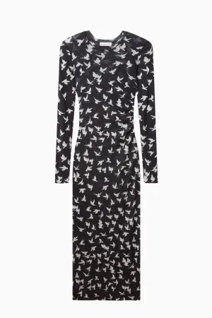 Womens Stella Mccartney Stella McCartney Mesh Haze Dress - Black
