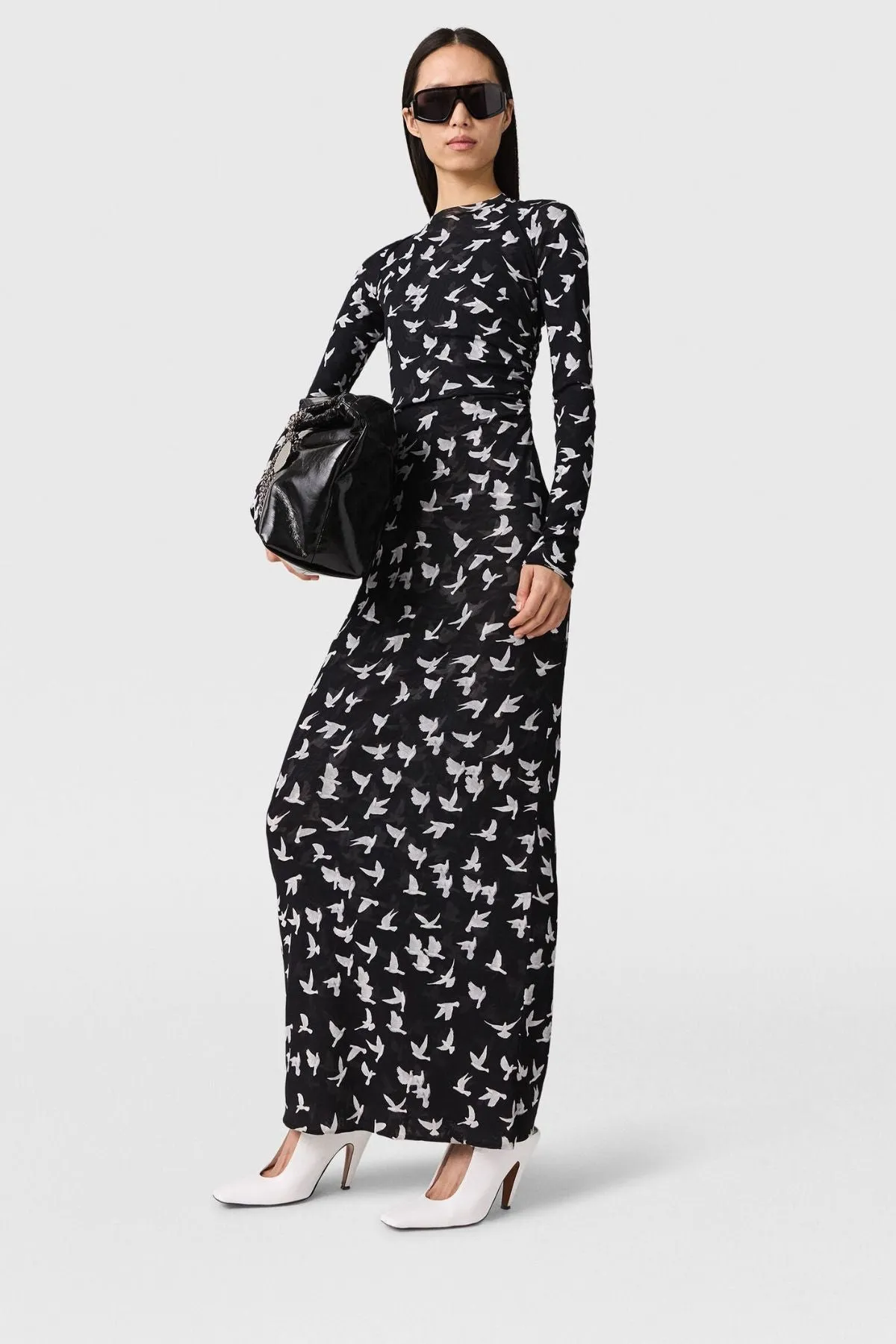 Womens Stella Mccartney Stella McCartney Mesh Haze Dress - Black