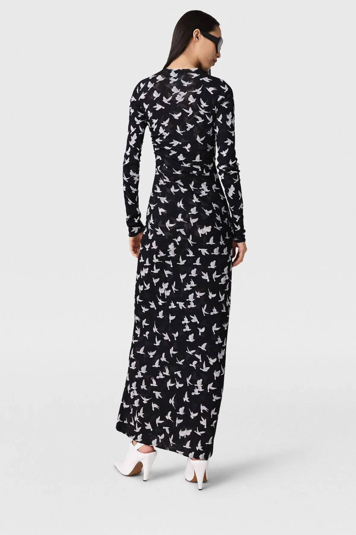 Womens Stella Mccartney Stella McCartney Mesh Haze Dress - Black