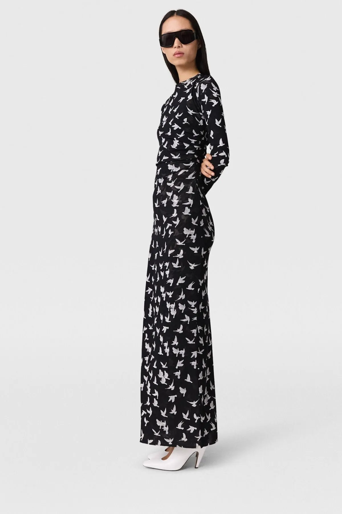 Womens Stella Mccartney Stella McCartney Mesh Haze Dress - Black