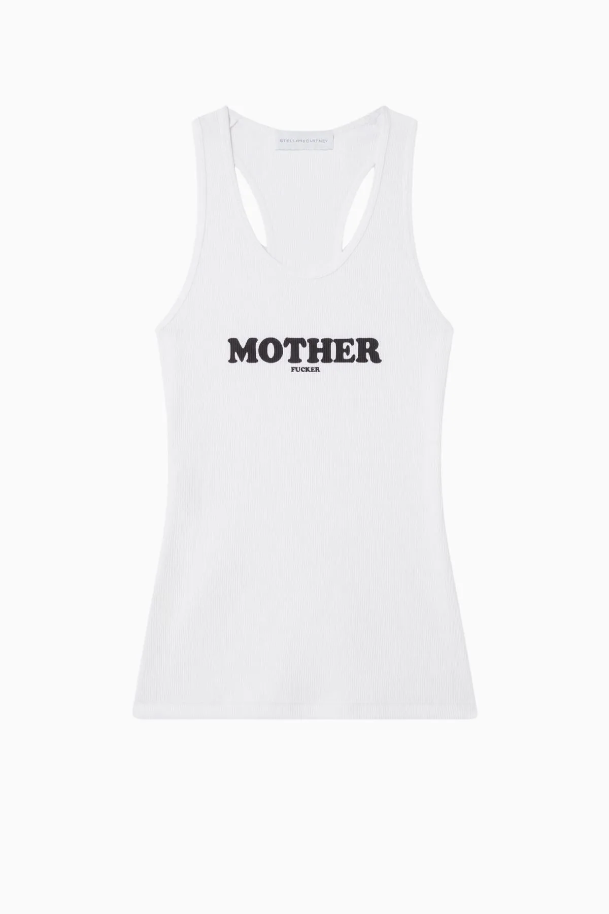 Womens Stella Mccartney Stella McCartney Mother F*cker Tank - White