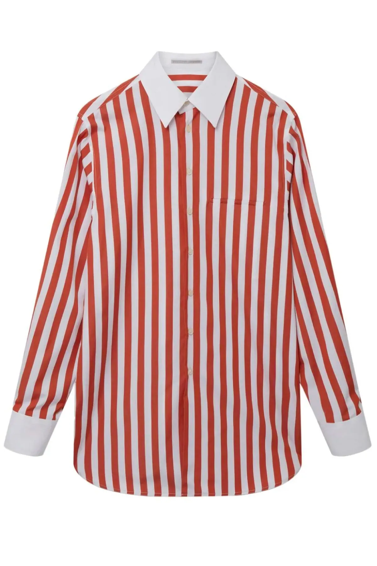 Womens Stella Mccartney Stella McCartney Stripe Shirt - Cinnamon