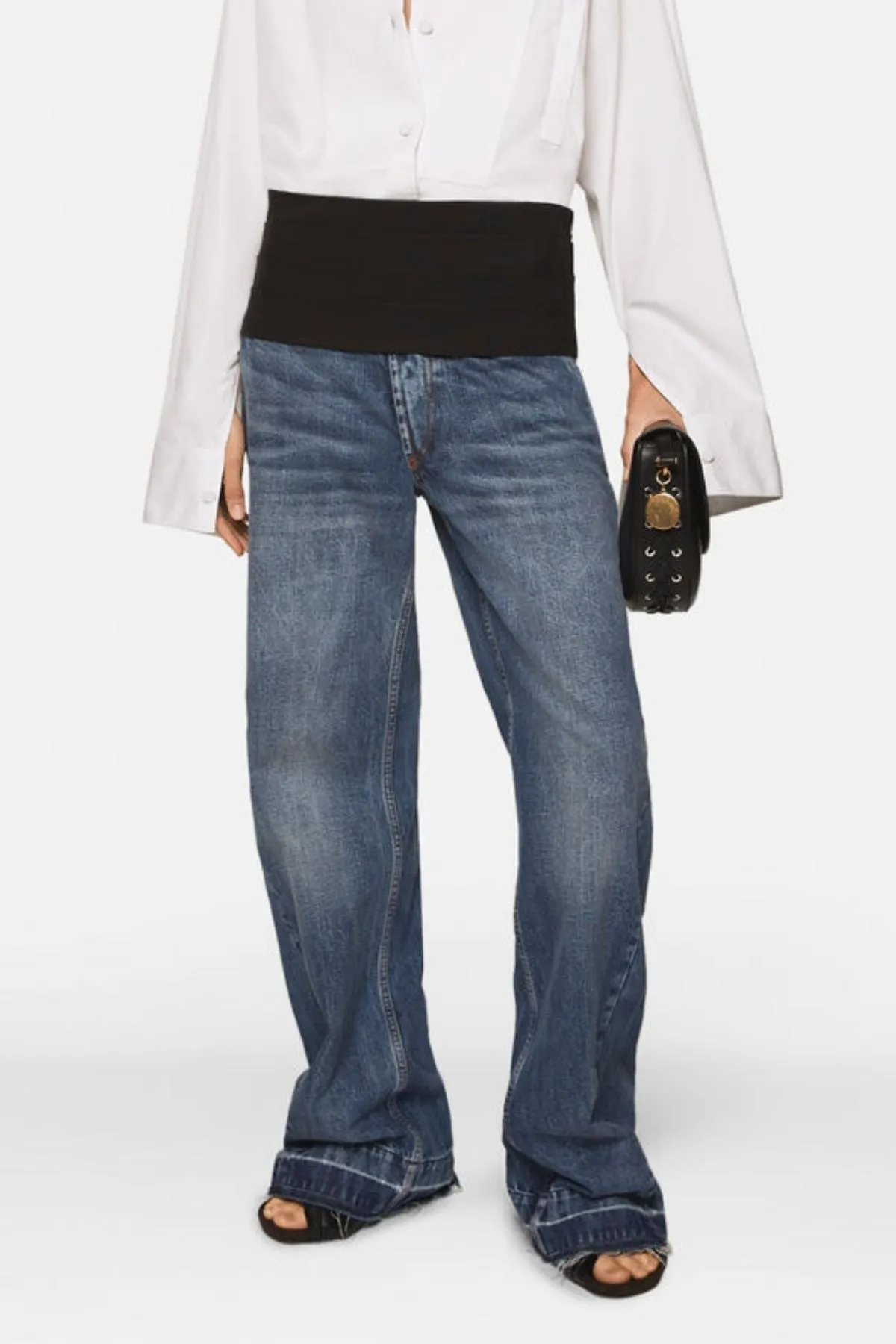 Womens Stella Mccartney Stella McCartney Tuxedo Jean - Mid Vintage Blue