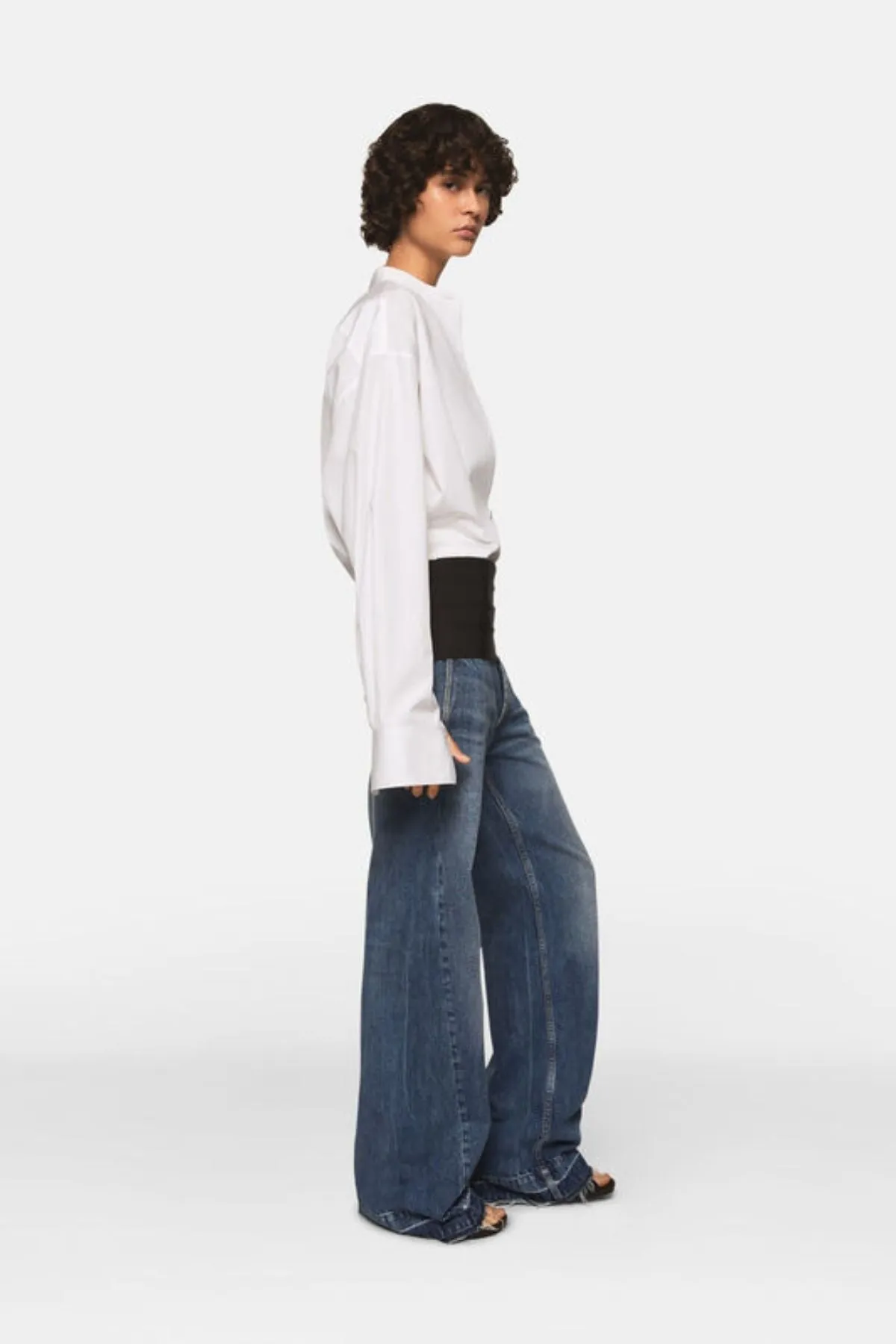 Womens Stella Mccartney Stella McCartney Tuxedo Jean - Mid Vintage Blue