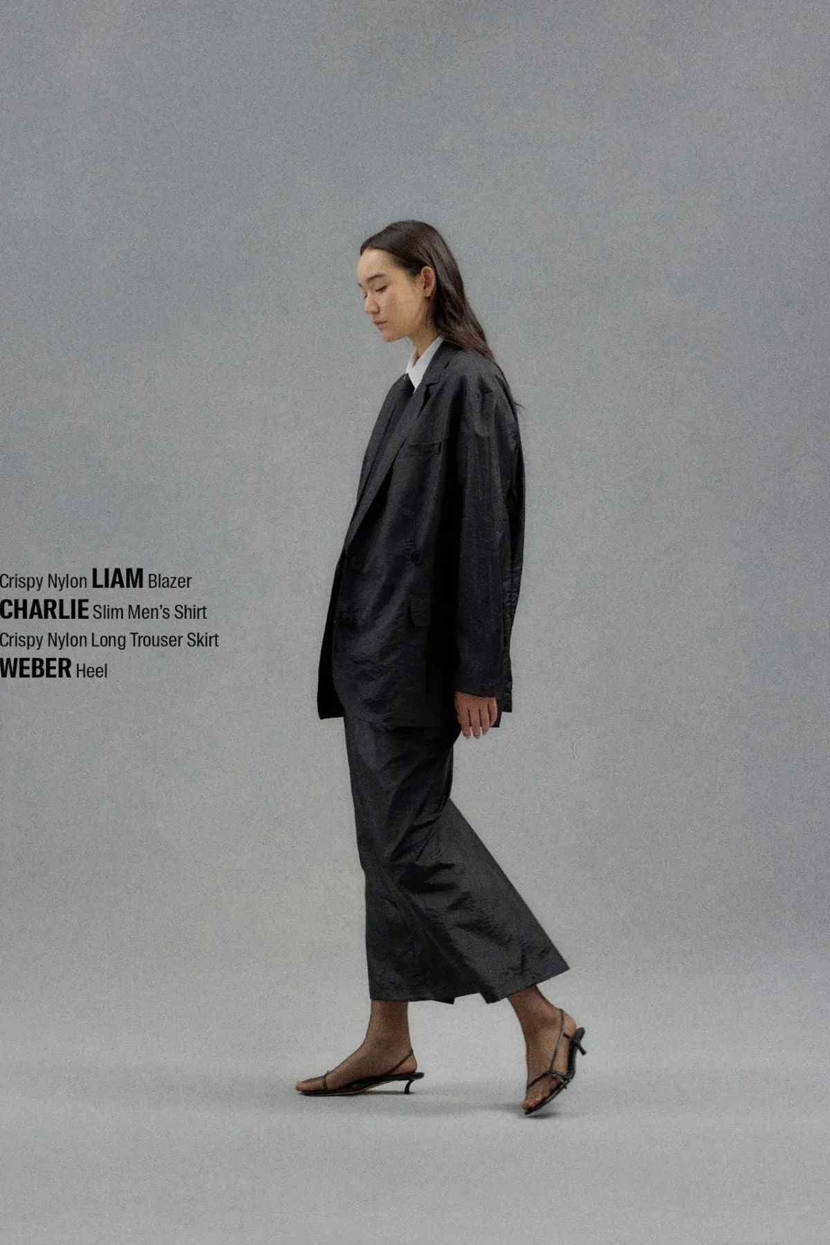 Womens Tibi Tibi Crispy Nylon Liam Blazer - Black