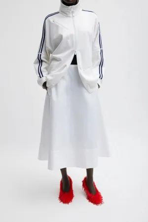 Womens Tibi Tibi Eco Nylon Circle Skirt - White