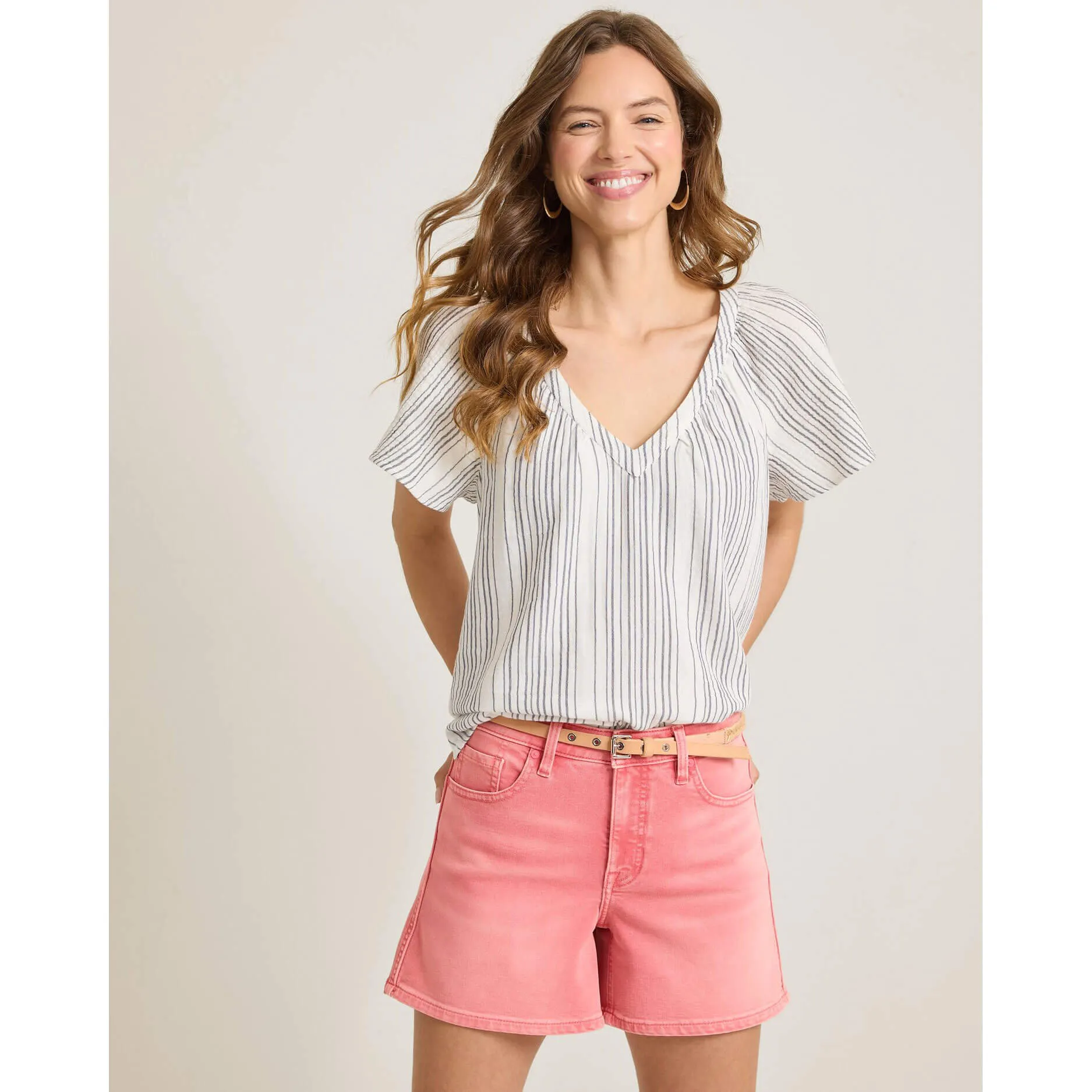 Womens Tommy Bahama Sportswear Tommy Bahama Women's 5-Inch Relaxed Denim Shorts - Hula