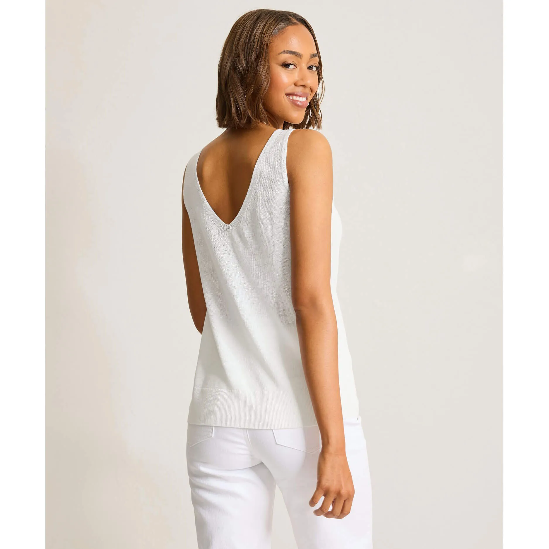 Womens Tommy Bahama Sportswear Tommy Bahama Women's Addison Tank Top - White