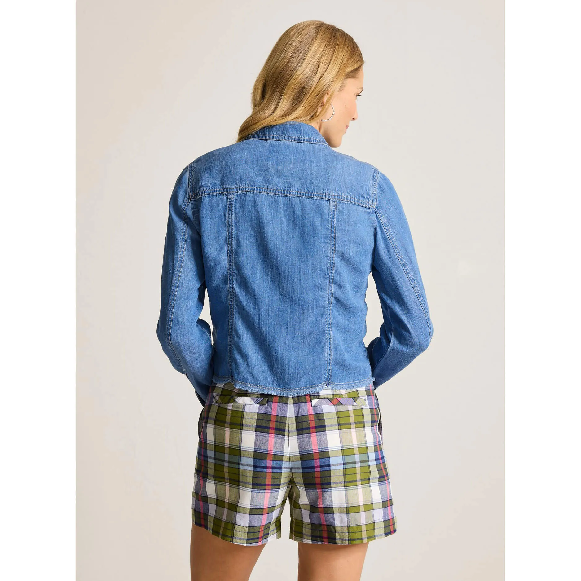 Womens Tommy Bahama Sportswear Tommy Bahama Women's Chambray O'Lei Jacket - Med Indigo Wash