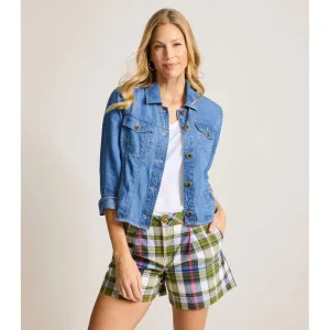 Womens Tommy Bahama Sportswear Tommy Bahama Women's Chambray O'Lei Jacket - Med Indigo Wash