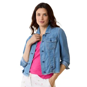 Womens Tommy Bahama Sportswear Tommy Bahama Women's Chambray O'Lei Jacket - Med Indigo Wash*