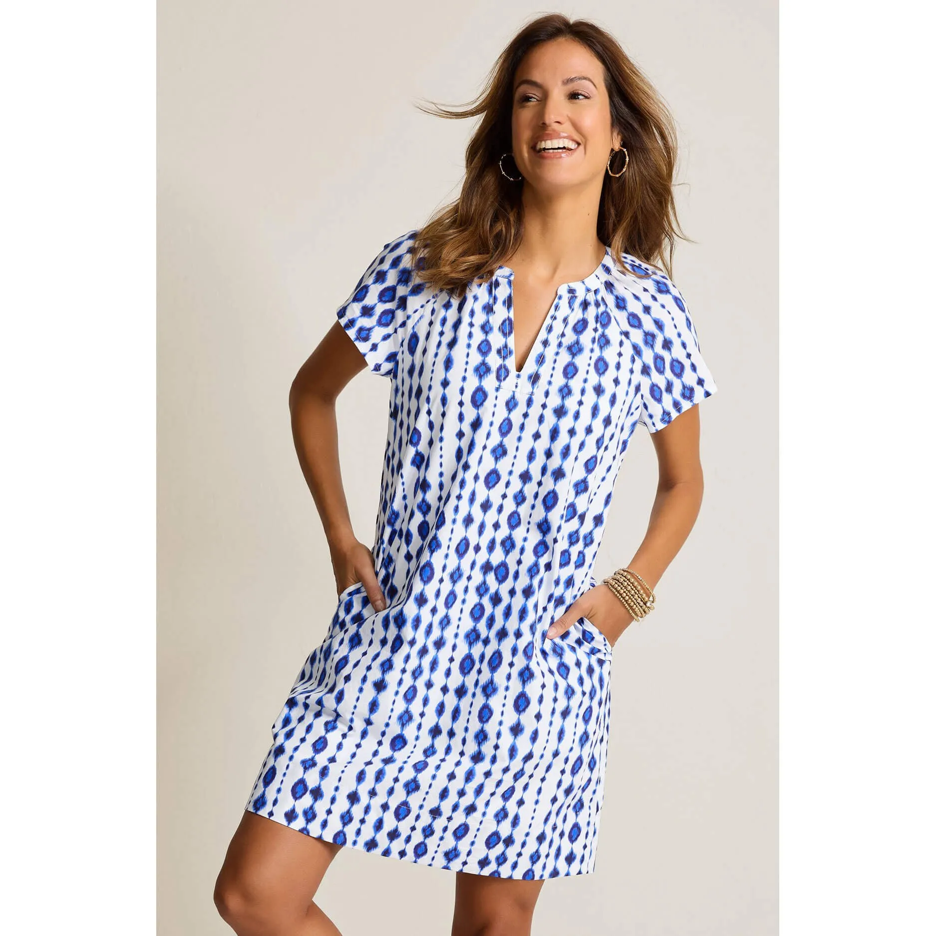 Womens Tommy Bahama Sportswear Tommy Bahama Women's Crystalline Cove Short Dress - White