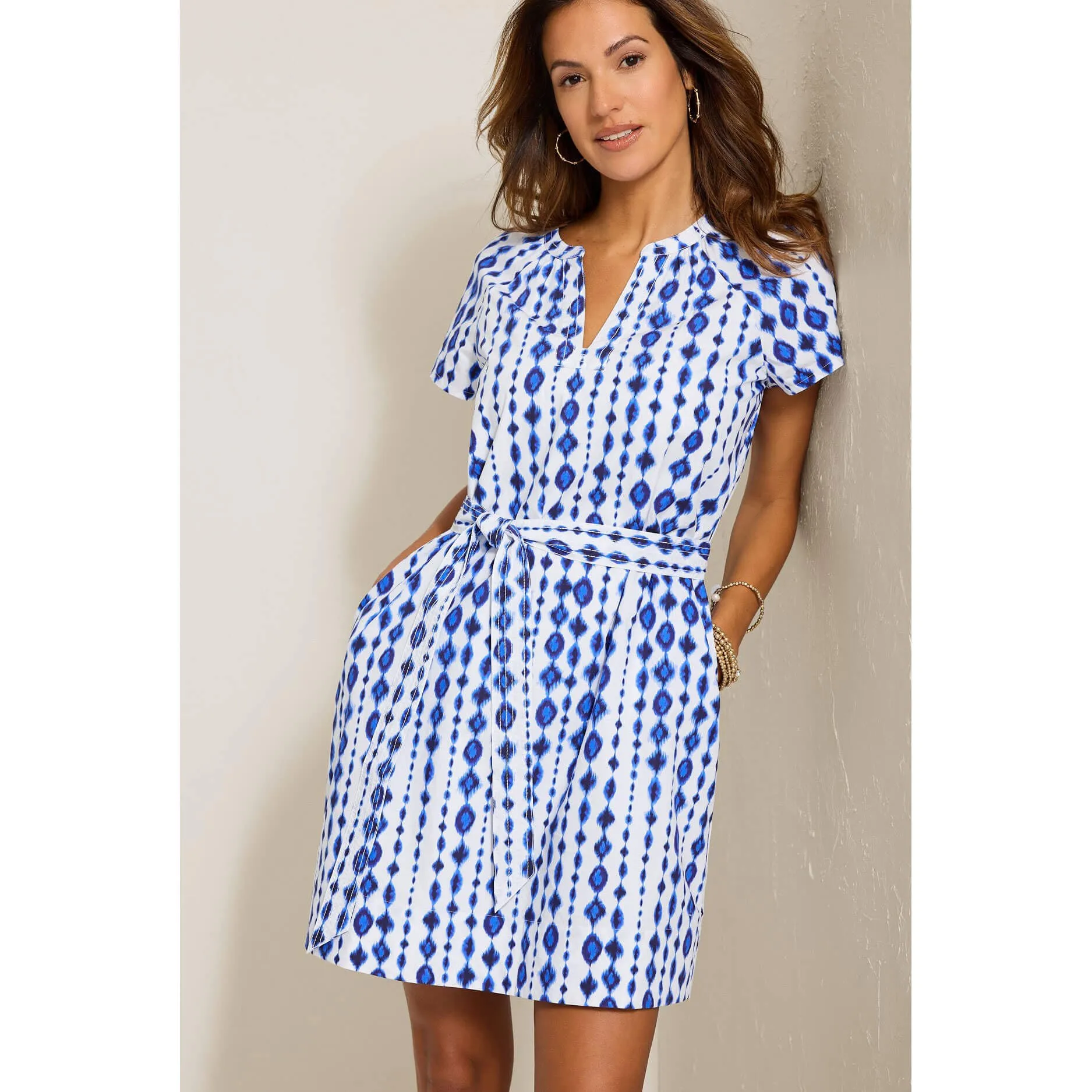 Womens Tommy Bahama Sportswear Tommy Bahama Women's Crystalline Cove Short Dress - White
