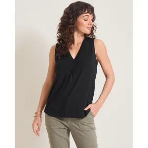 Womens Tommy Bahama Sportswear Tommy Bahama Women's Kauai V-Neck Tank Top - Black