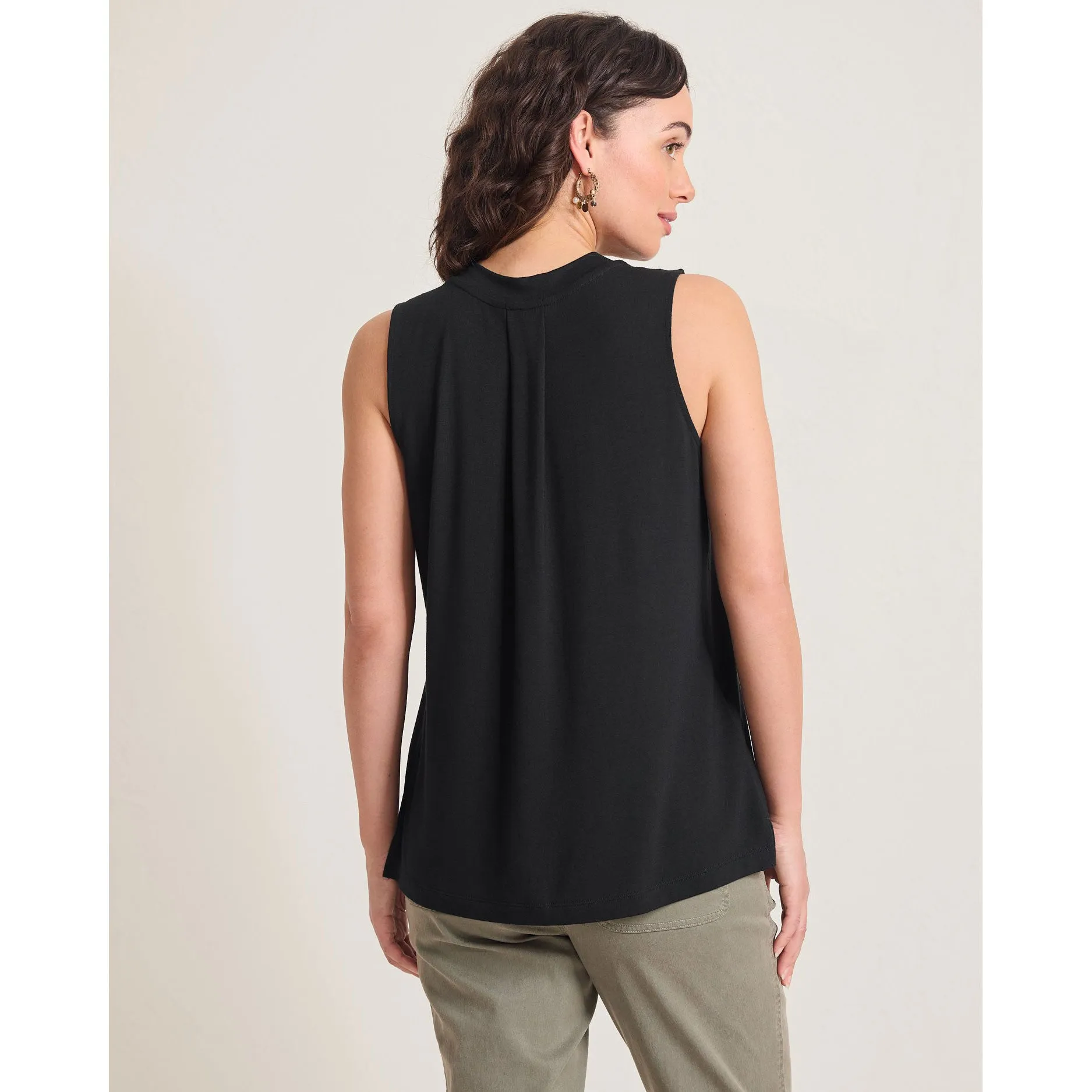 Womens Tommy Bahama Sportswear Tommy Bahama Women's Kauai V-Neck Tank Top - Black