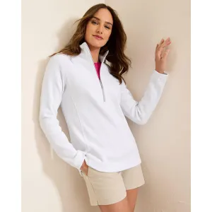 Womens Tommy Bahama Sportswear Tommy Bahama Women's New Aruba Half Zip Sweatshirt - White*