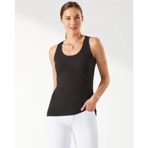 Womens Tommy Bahama Sportswear Tommy Bahama Women's New Barrier Bay Rib Tank Top - Black*