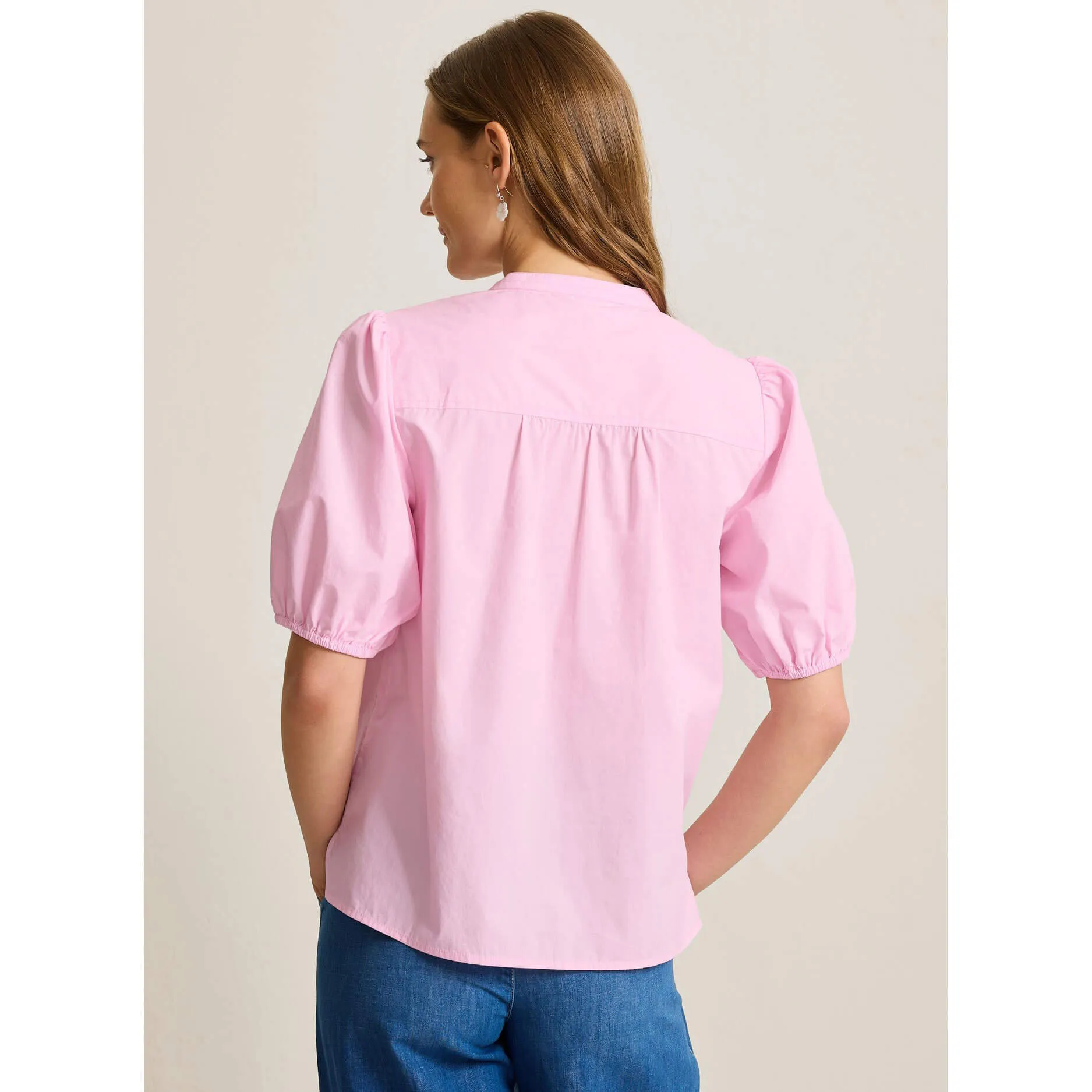 Womens Tommy Bahama Sportswear Tommy Bahama Women's Oceana Puff Short Sleeve Top - Cyber Light