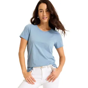 Womens Tommy Bahama Sportswear Tommy Bahama Women's Salty Breeze Pigment Dyed T-Shirt - Canyon Sky