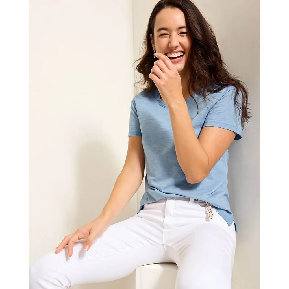 Womens Tommy Bahama Sportswear Tommy Bahama Women's Salty Breeze Pigment Dyed T-Shirt - Canyon Sky