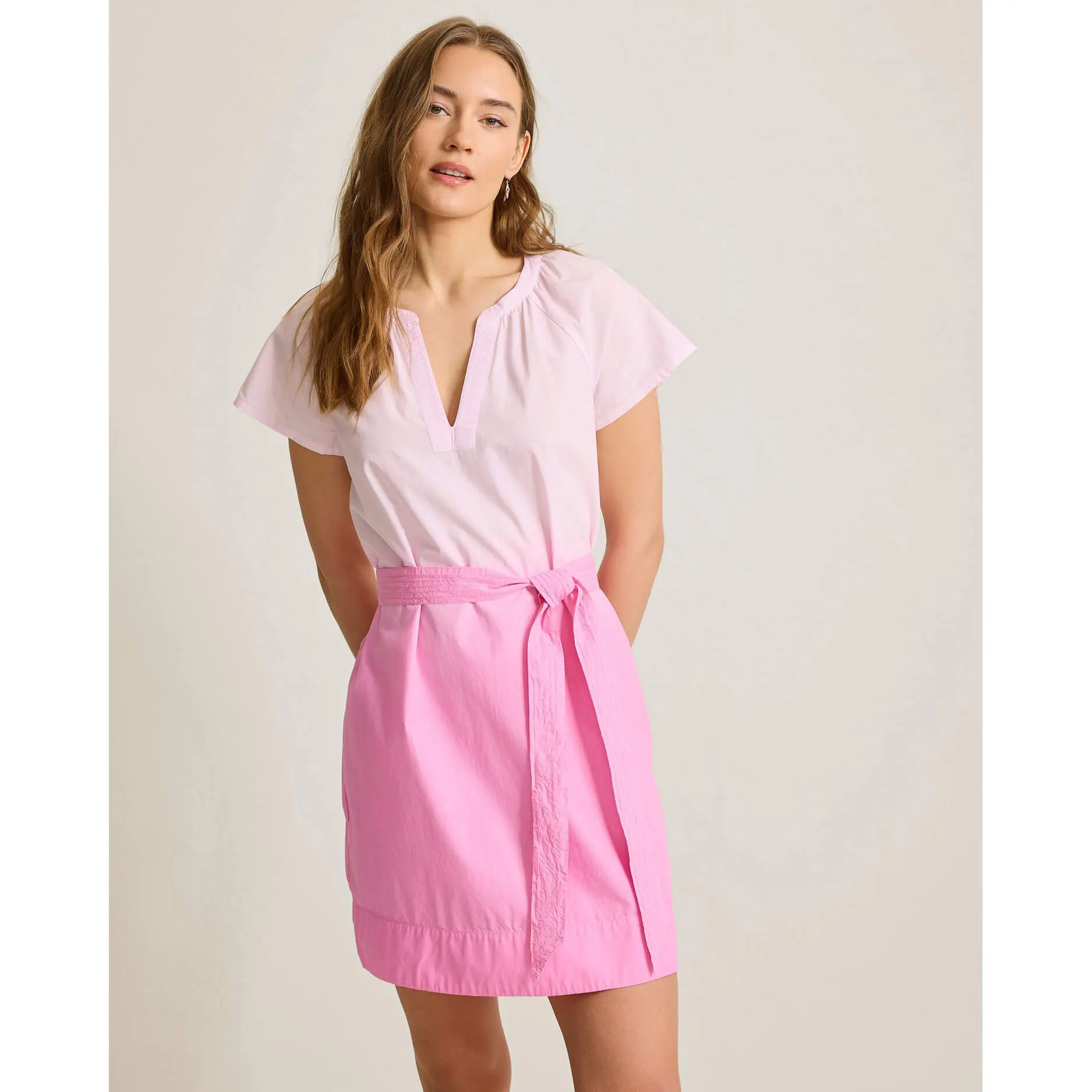 Womens Tommy Bahama Sportswear Tommy Bahama Women's Sunray Ombre Short Sleeve Short Dress - Cyber Light