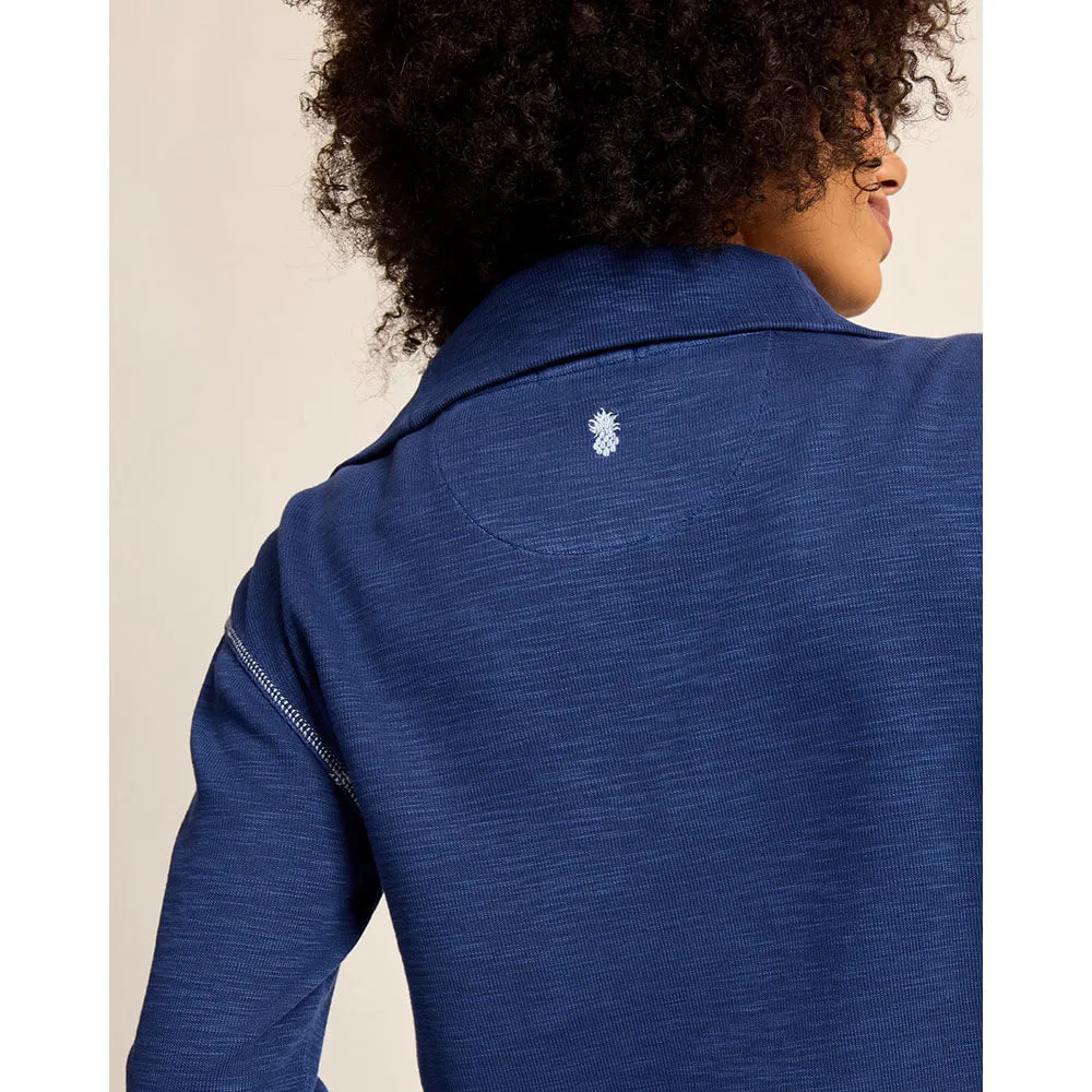 Womens Tommy Bahama Sportswear Tommy Bahama Women's Tobago Bay Half Zip Sweatshirt - Island Navy