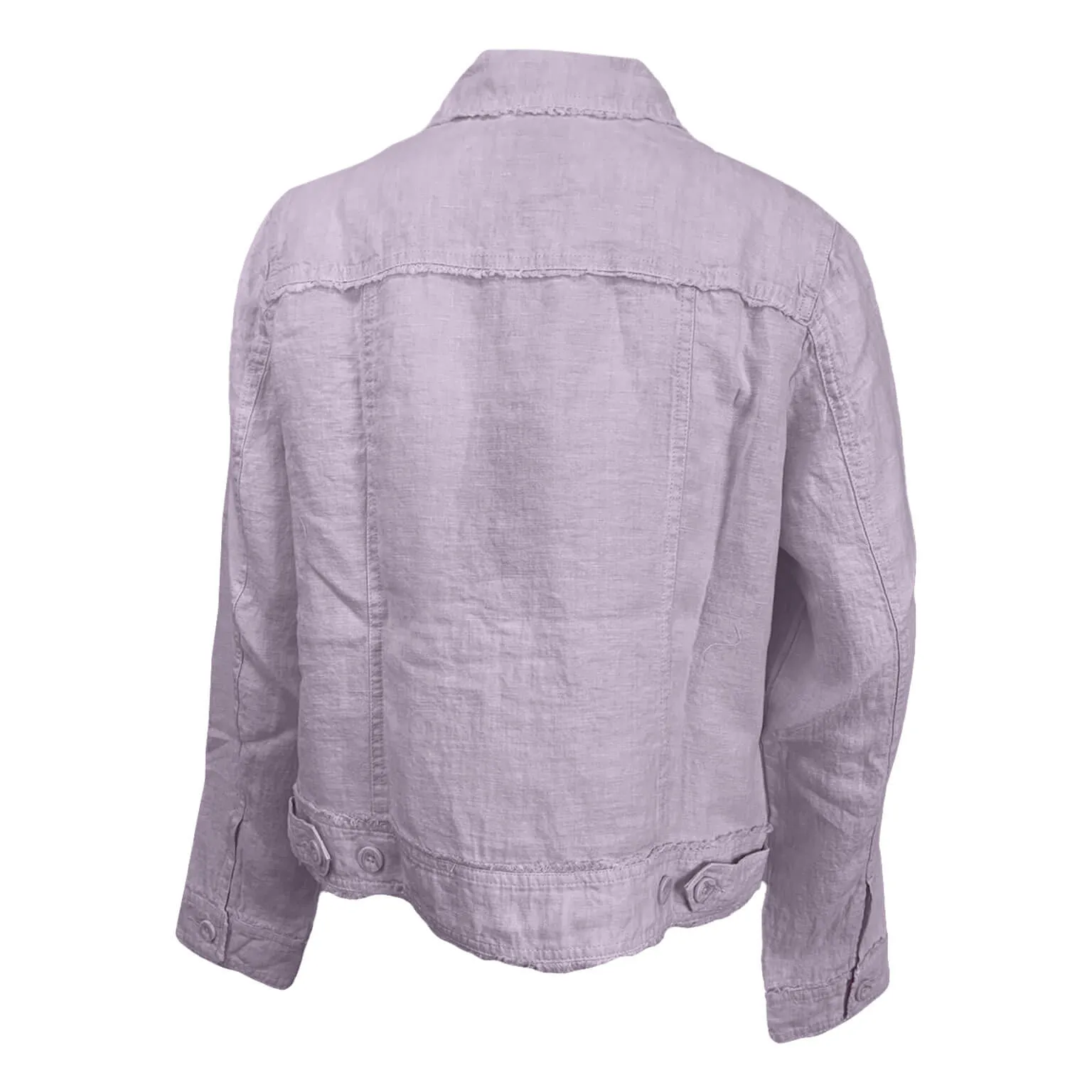 Womens Tommy Bahama Sportswear Tommy Bahama Women's Two Palms Raw Edge Linen Jacket - Touch Of Pink