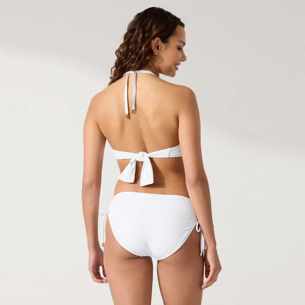 Womens Tommy Bahama Swimwear Tommy Bahama Cable Beach Halter Top - White