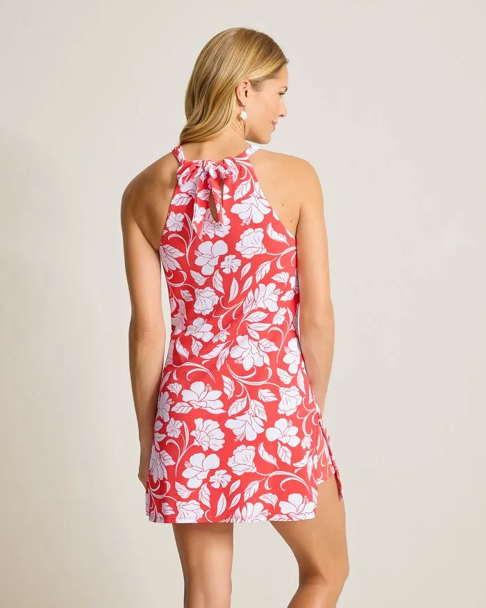 Womens Tommy Bahama Swimwear Tommy Bahama Island Cays Fiori Romper Cover Up - Citrus Coral