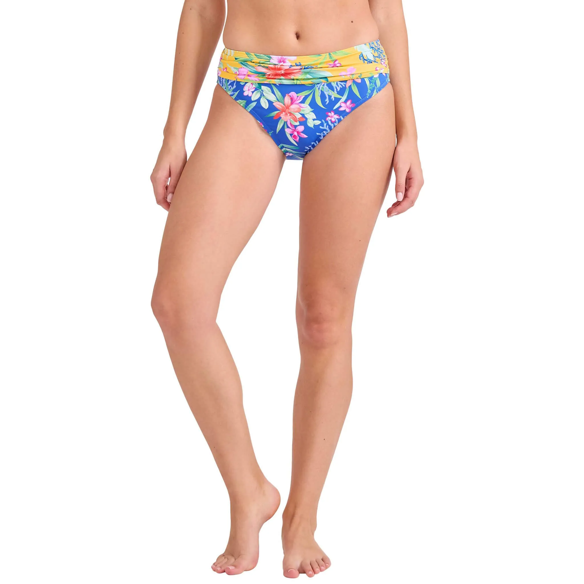 Womens Tommy Bahama Swimwear Tommy Bahama Isola Vita High Waist Bottom - Palace Blue *
