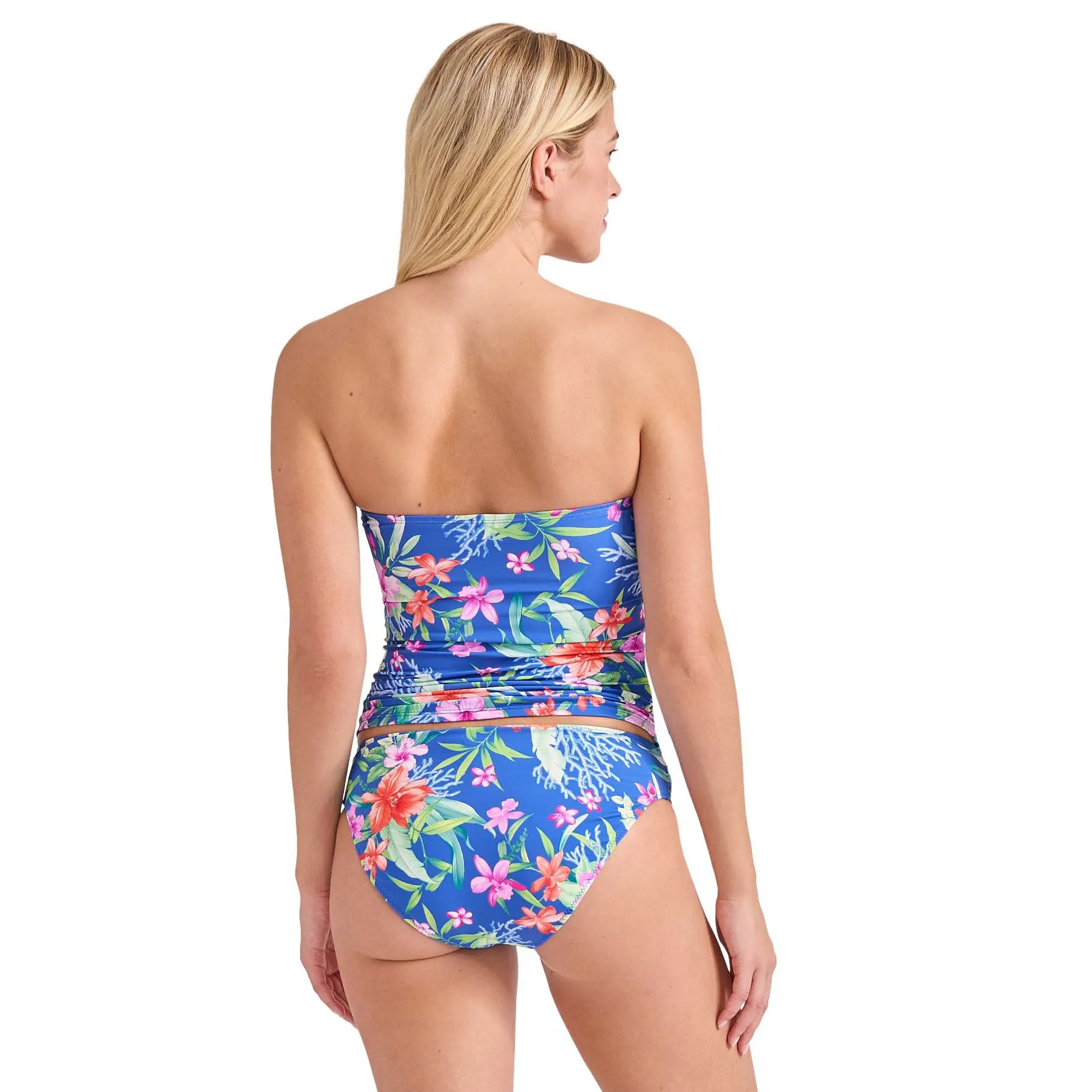 Womens Tommy Bahama Swimwear Tommy Bahama Isola Vita Shirred Bandini Top - Palace Blue