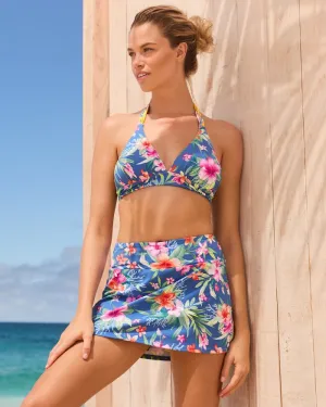 Womens Tommy Bahama Swimwear Tommy Bahama Isola Vita Skort Bottom - Palace Blue